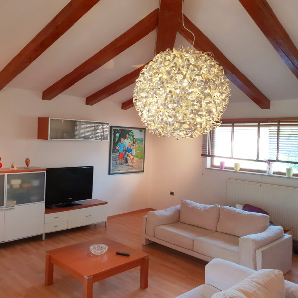 Living room, Luxury apartment MARIN - terrace, garden & summer kitchen with bbq, near the beach, Pomer - Istria, Holidays in Croatia Hrvatska