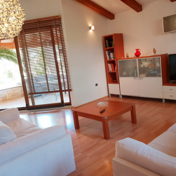 Living room, Luxury apartment MARIN - terrace, garden & summer kitchen with bbq, near the beach, Pomer - Istria, Holidays in Croatia Hrvatska