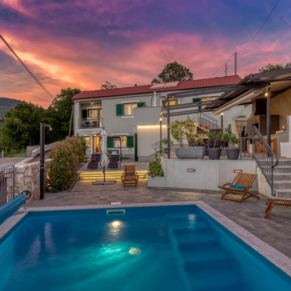 Villa LETA - Luxury villa in a green oasis, heated pool, fitness center and summer kitchen - Kvarner, Holidays in Croatia Hrvatska