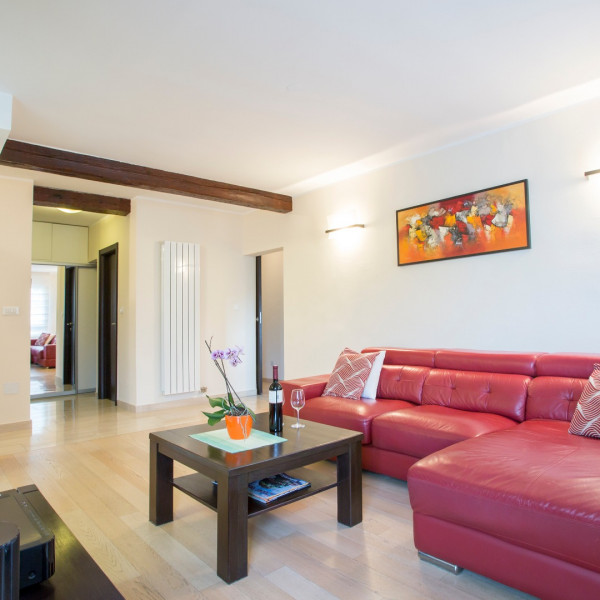Living room, Luxury apartment SEA near the beaches, shopping and sports center and the center of Pula (6 pers.), Pula - Istria, Holidays in Croatia Hrvatska