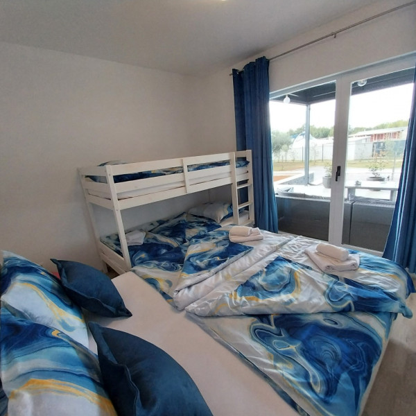 Bedrooms, Hacienda MATEA - new house near beaches, fenced yard 2000m2, olive grove, playground, pool, jacuzzi, bbq - Pula, Istria, Holidays in Croatia Hrvatska