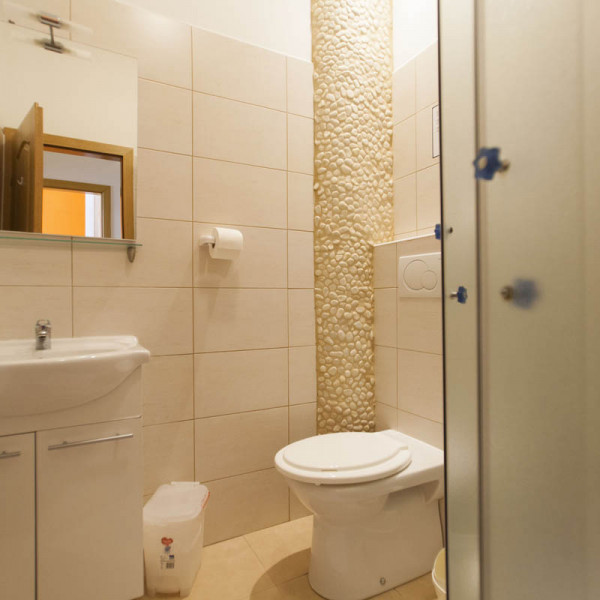 Bathroom / WC, Villa VEDORNA - big luxury house with pool (solar cover), wellness room with jacuzzi & sauna, game room, playground & bbq (20 pers.), Pomer - Istria, Holidays in Croatia Hrvatska