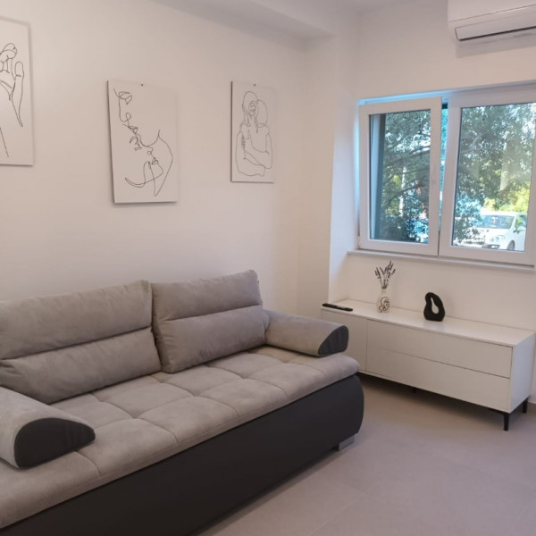 Soggiorno, Beach studio KATE - Wake up to the sea, terrace, garden & parking, Murter - Dalmatia, Vacanze in Croazia Hrvatska