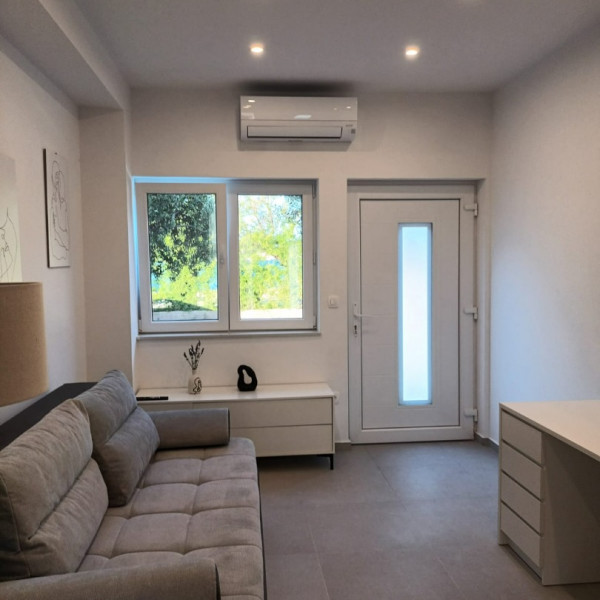 Soggiorno, Beach studio KATE - Wake up to the sea, terrace, garden & parking, Murter - Dalmatia, Vacanze in Croazia Hrvatska