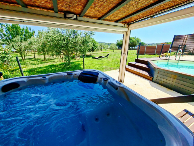 Beach House BETA – a romantic hideaway  in an olive grove by the sea, swimming pool, jacuzzi & playground, Pomer, Holidays in Croatia Hrvatska